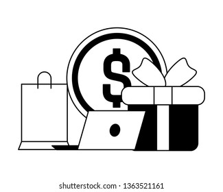 online shopping concept