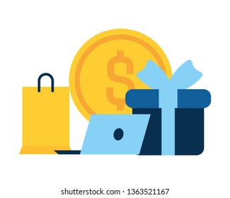 online shopping concept