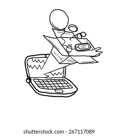 online shopping concept