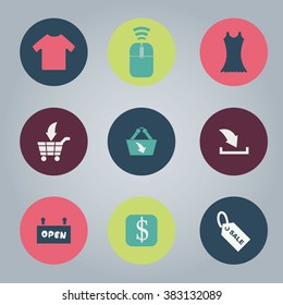 Online shopping concept 