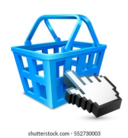 Online shopping concept