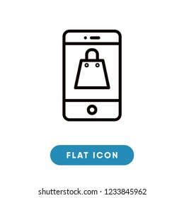 Online shopping cyber monday vector icon
