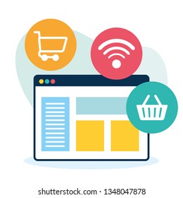 online shopping design