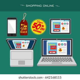 Online shopping design