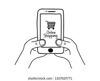 Online Shopping design concept