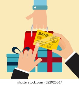 online shopping design, vector illustration eps10 graphic 