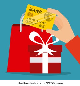 online shopping design, vector illustration eps10 graphic 
