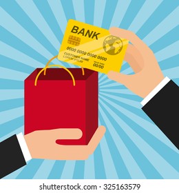 online shopping design, vector illustration eps10 graphic