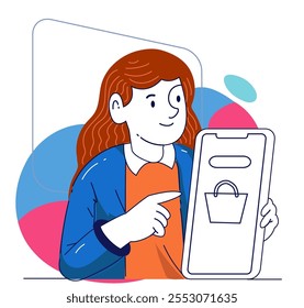 Online shopping e commerce concept illustrations. Modern flat design illustration of Data Analysis.