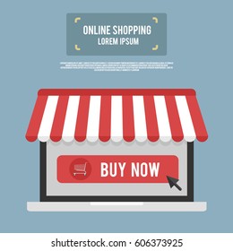 Online shopping and e-commerce concept Successful business