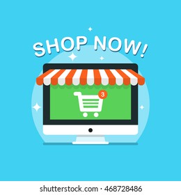 online shopping and e-commerce using personal computer