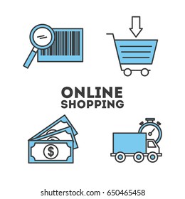 online shopping flat