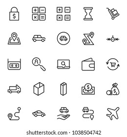 Online shopping flat icon set. Single high quality outline symbol of info for web design or mobile app. Thin line signs for design logo, visit card, etc. Outline logo of graphic online shopping