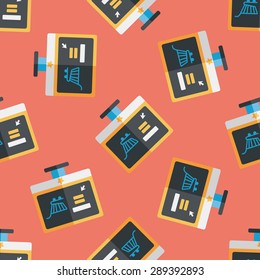 online shopping flat icon,eps10 seamless pattern background