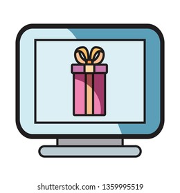 online shopping gift computer