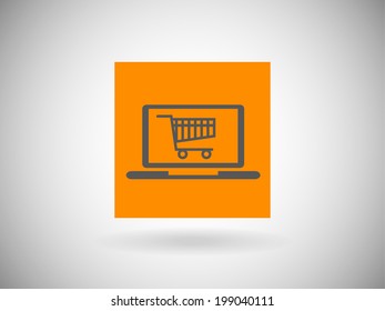 Icono de compras en línea