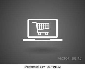 Icono de compras en línea