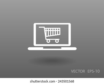 Icono de compras en línea