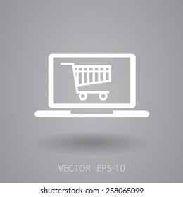 Online shopping icon