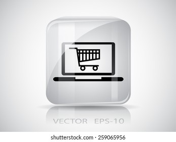 Online shopping icon
