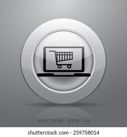 Online shopping icon