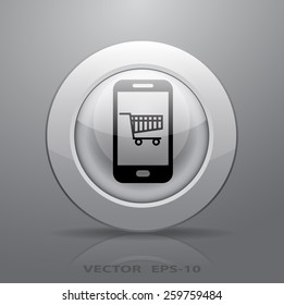 Online shopping icon