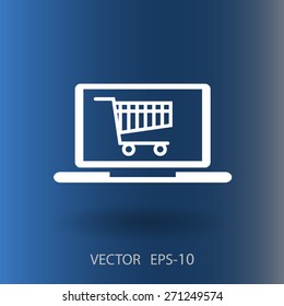 Online shopping icon