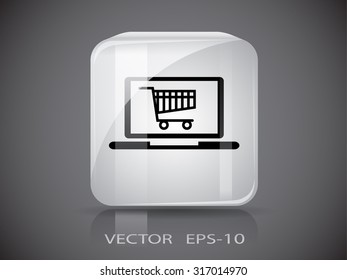 Icono de compras en línea