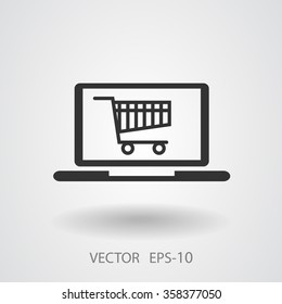 Icono de compras en línea