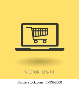 Icono de compras en línea