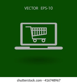 Online shopping icon