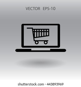 Ícone de compras online