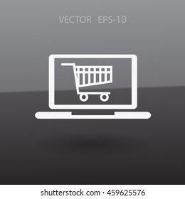 Online shopping icon