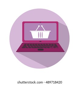 On-line shopping icon