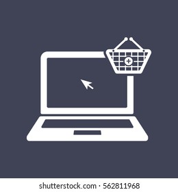 On-line Shopping Icon.