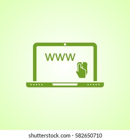 Online shopping icon
