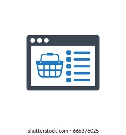Online Shopping Icon