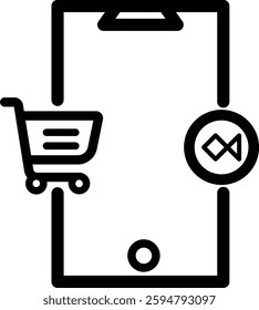 Online Shopping Icon Design  For Personal and Commercial use