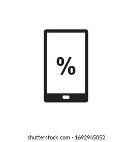 ONLINE SHOPPING ICON , DISCOUNT PHONE ICON