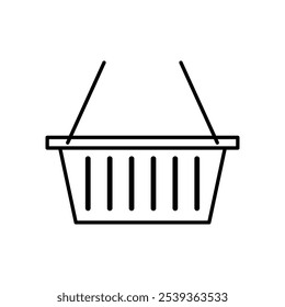 Online shopping icon editable stroke.
