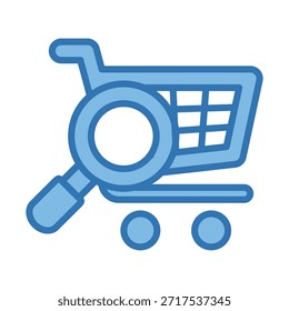 Elemento de icono de compras en línea para el diseño
