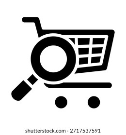 Elemento de icono de compras en línea para el diseño