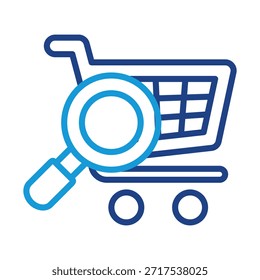 Elemento de icono de compras en línea para el diseño