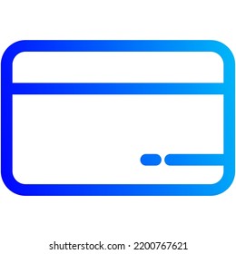 online shopping icon group made in blue gradient style