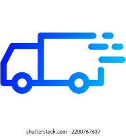 online shopping icon group made in blue gradient style