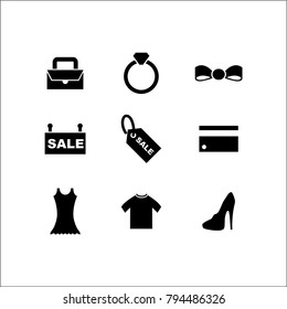 Online Shopping Icon Set