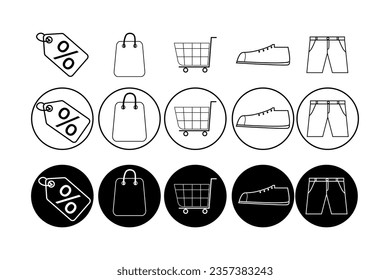 
vector de icono de compra en línea