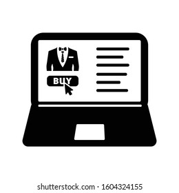 Online shopping icon / shop, buying