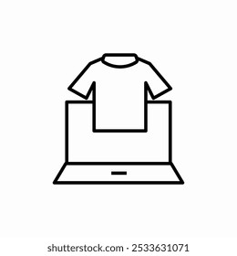 online shopping icon sign vector