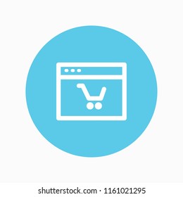 online shopping icon vector